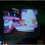 High Contrast Screen Goo screen at Cyberia in Bangkok, Thailand