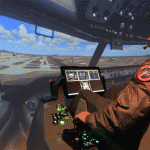Surround View Flight Simulators Use Screen Goo Max Contrast for Super-Realistic Wide Field-of-View Experience