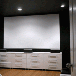 138 inch diagonal Screen Goo Fixed Screen in Thai Home Theater