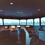 Screen Goo HIgh Contrast coating at Pacific Maritime Institute State of the Art Ship Simulation